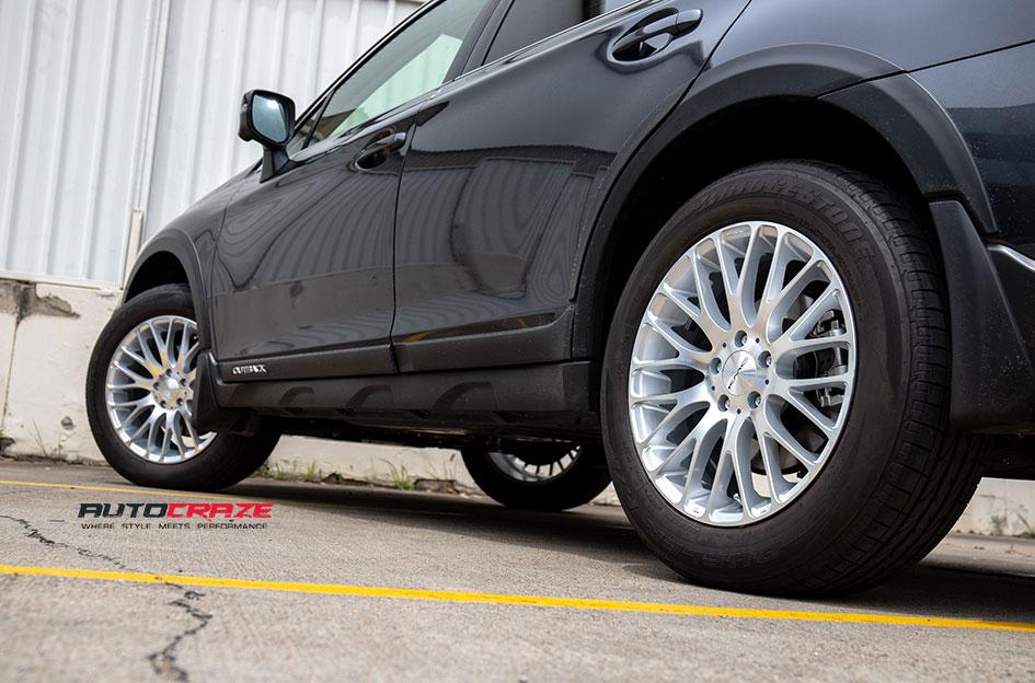 SUBARU OUTBACK MAZE SILVER MACHINED FACE